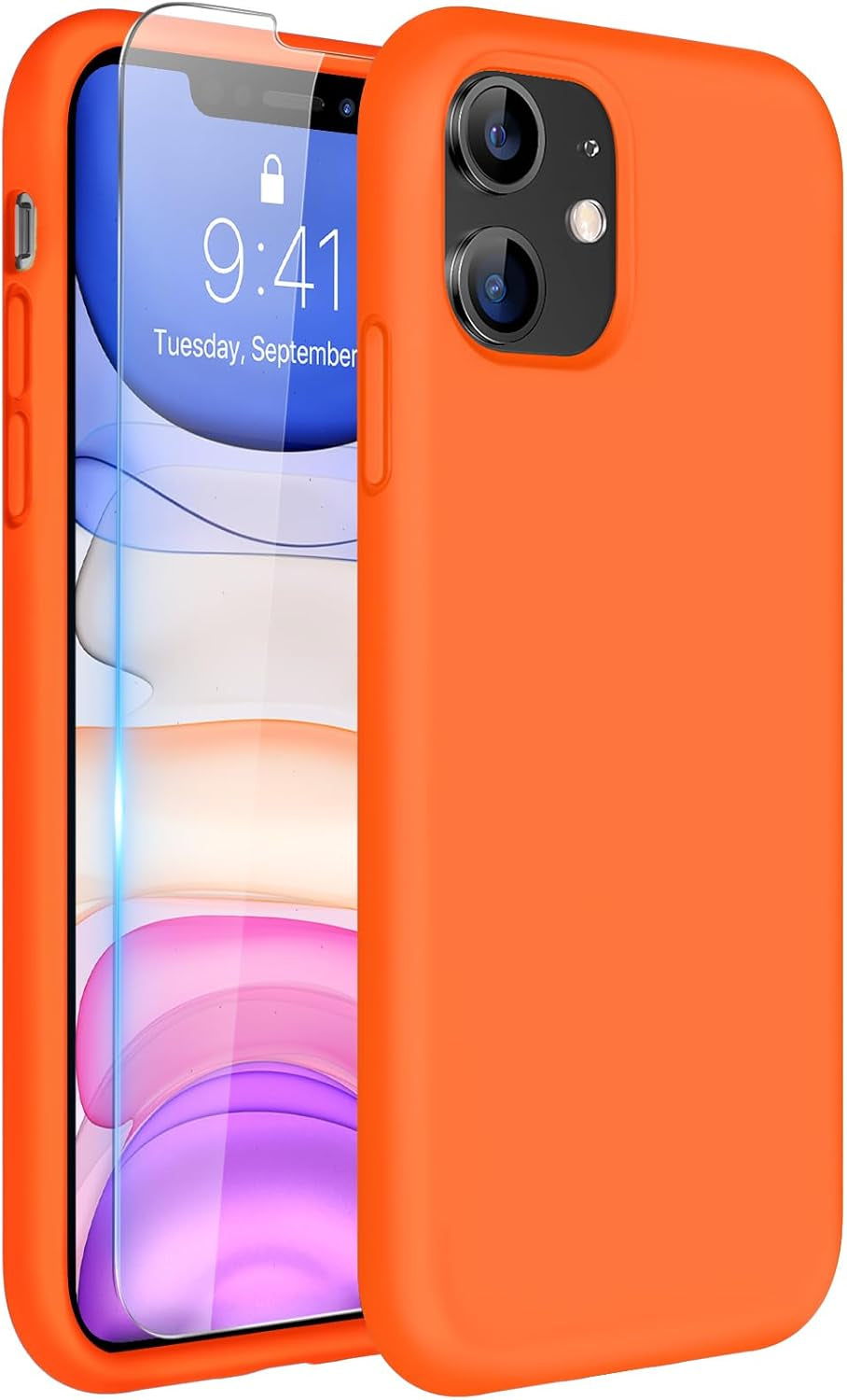 Miracase Heavy Duty Orange Case for iPhone 17 Pro Max - Shockproof, MagSafe Compatible, with Integrated Camera Protection