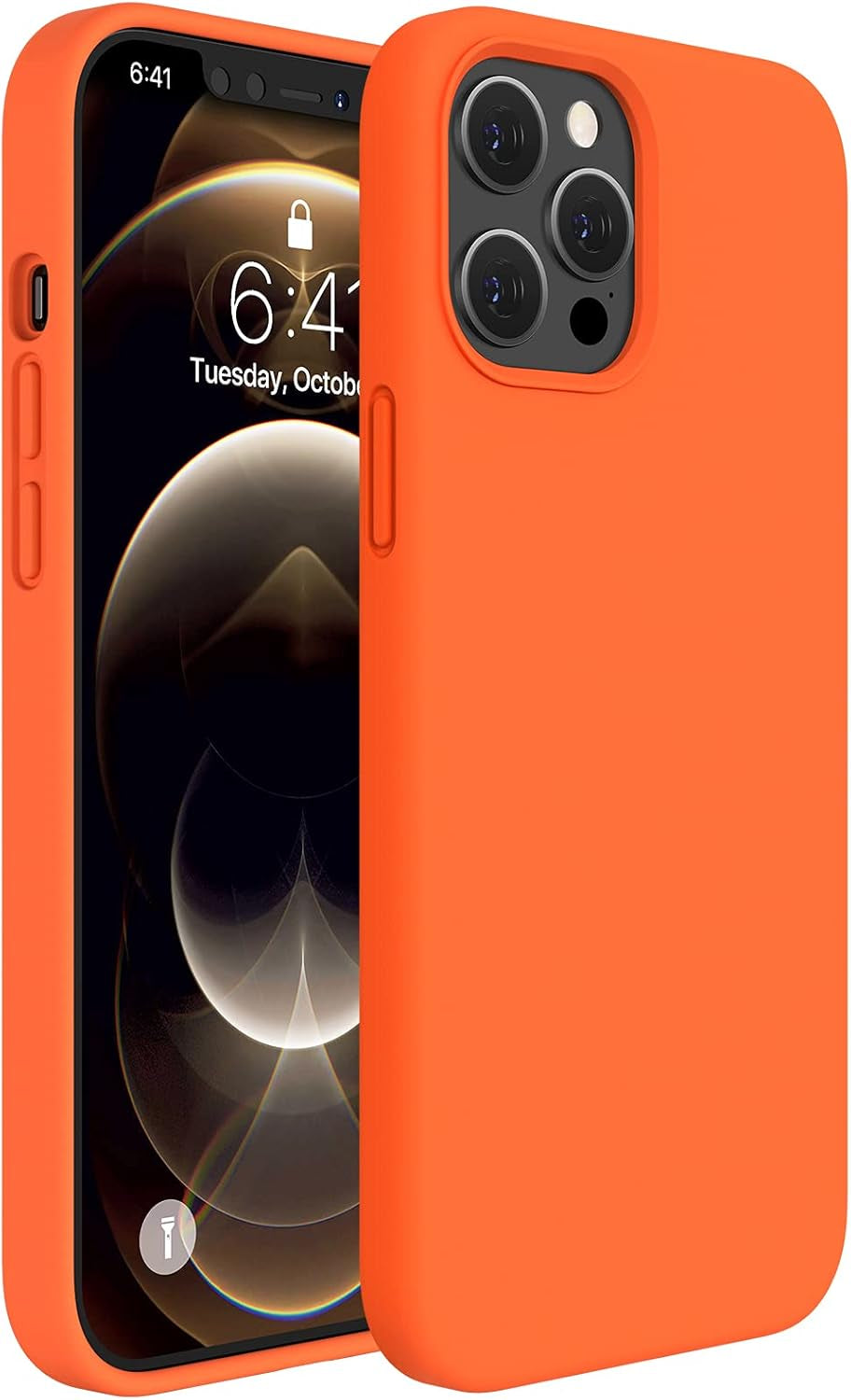 Miracase Heavy Duty Orange Case for iPhone 17 Pro Max - Shockproof, MagSafe Compatible, with Integrated Camera Protection