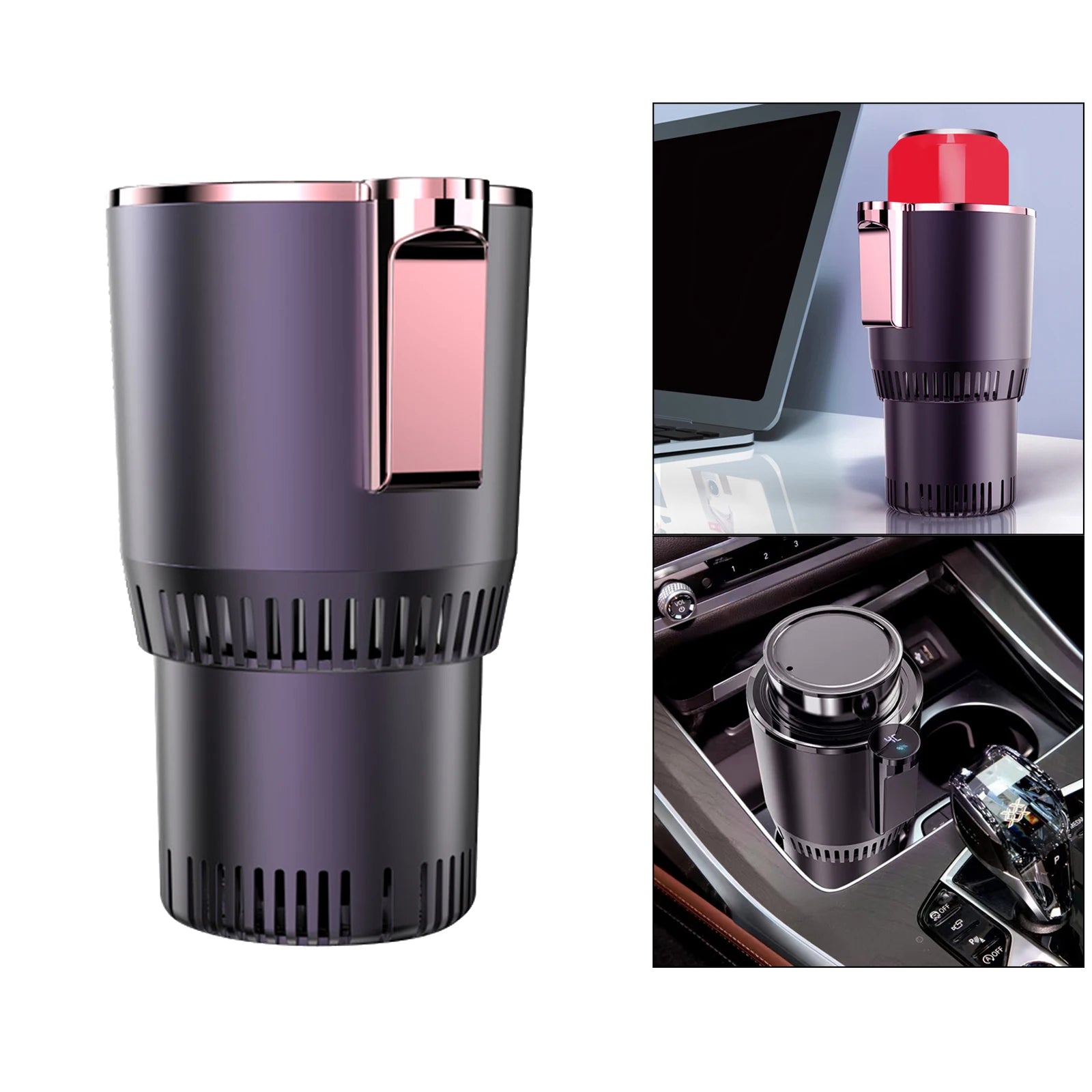 Revolutionary Car Heating and Cooling Mug - Keep Your Beverages Perfectly Warm or Refreshingly Cool on the Go!