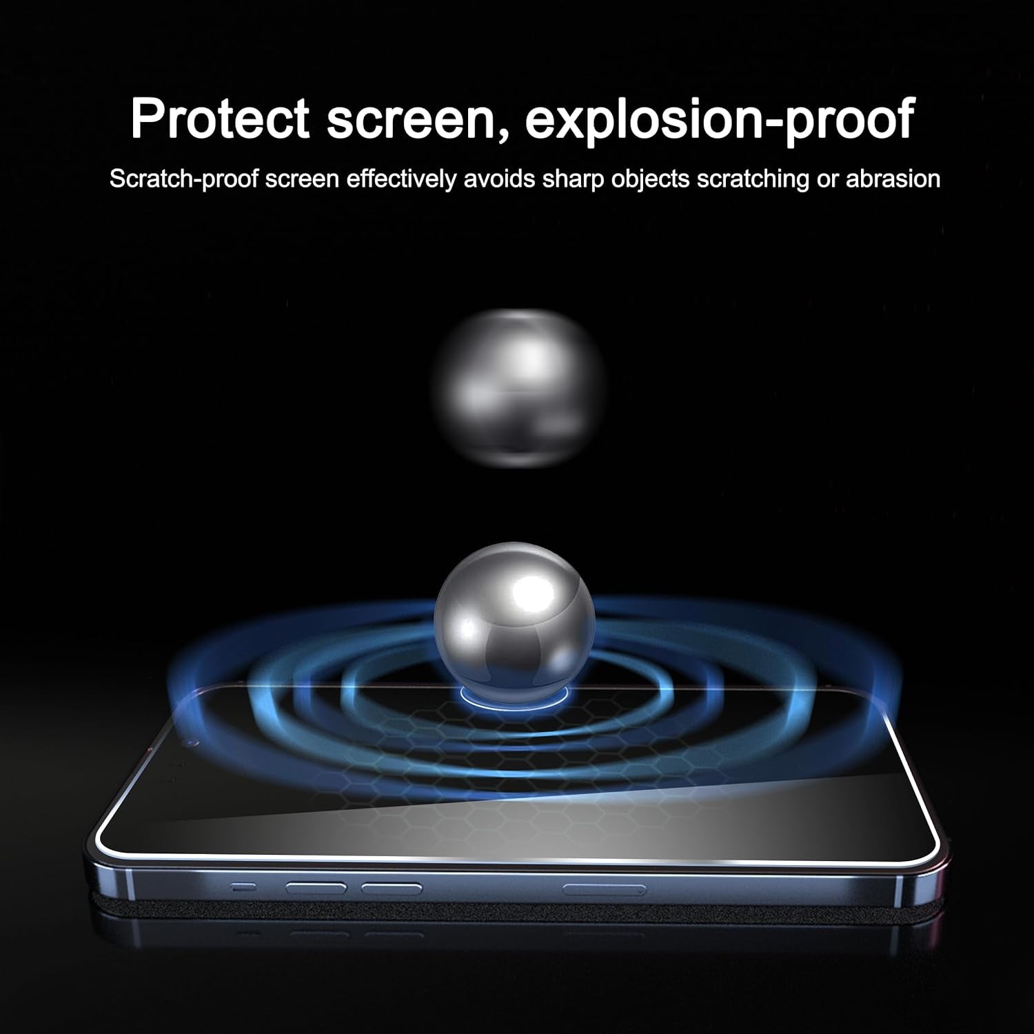 Ailun 3-Pack Privacy Screen Protector for iPhone 16/15/15 Pro - Ultimate Anti-Scratch Tempered Glass for Enhanced Privacy