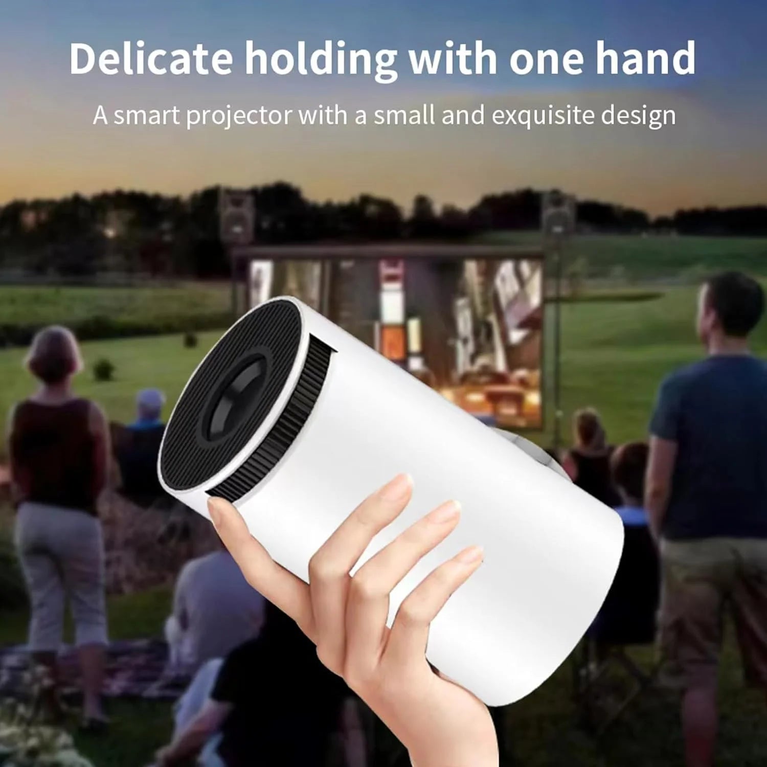Transform Your Home Entertainment with the Dracolight Mini Projector – 4K 1080P, Bluetooth & Wi-Fi Connectivity for Ultimate Viewing Experience