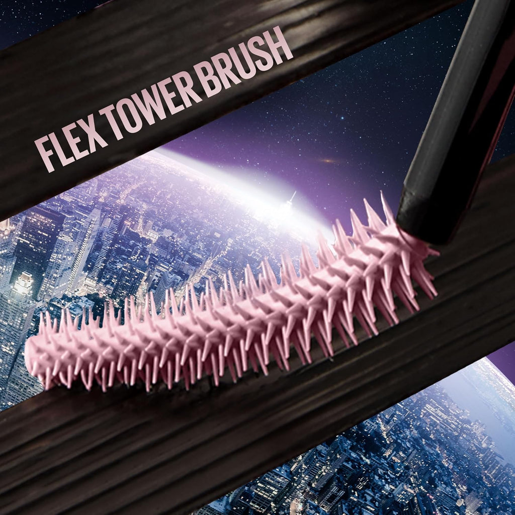 Maybelline Lash Sensational Sky High Washable Mascara Makeup, Volumizing, Lengthening, Defining, Curling, Multiplying, Buildable Formula, Blackest Black, 1 Count