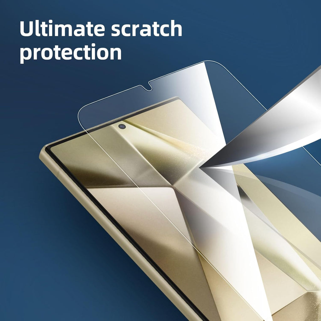NEW'C 3 Pack Designed for Samsung Galaxy S25 Ultra Screen Protector Tempered Glass, Bubble Free, Ultra Resistant