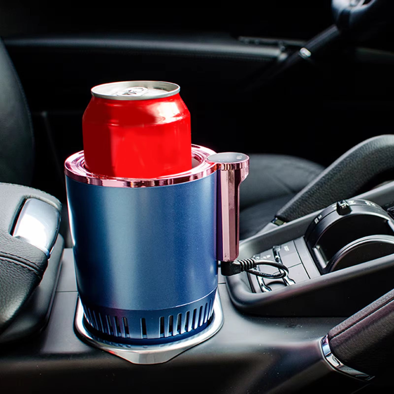 Revolutionary Car Heating and Cooling Mug - Keep Your Beverages Perfectly Warm or Refreshingly Cool on the Go!