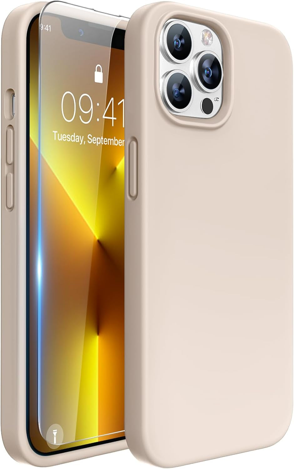 Miracase Heavy Duty Orange Case for iPhone 17 Pro Max - Shockproof, MagSafe Compatible, with Integrated Camera Protection