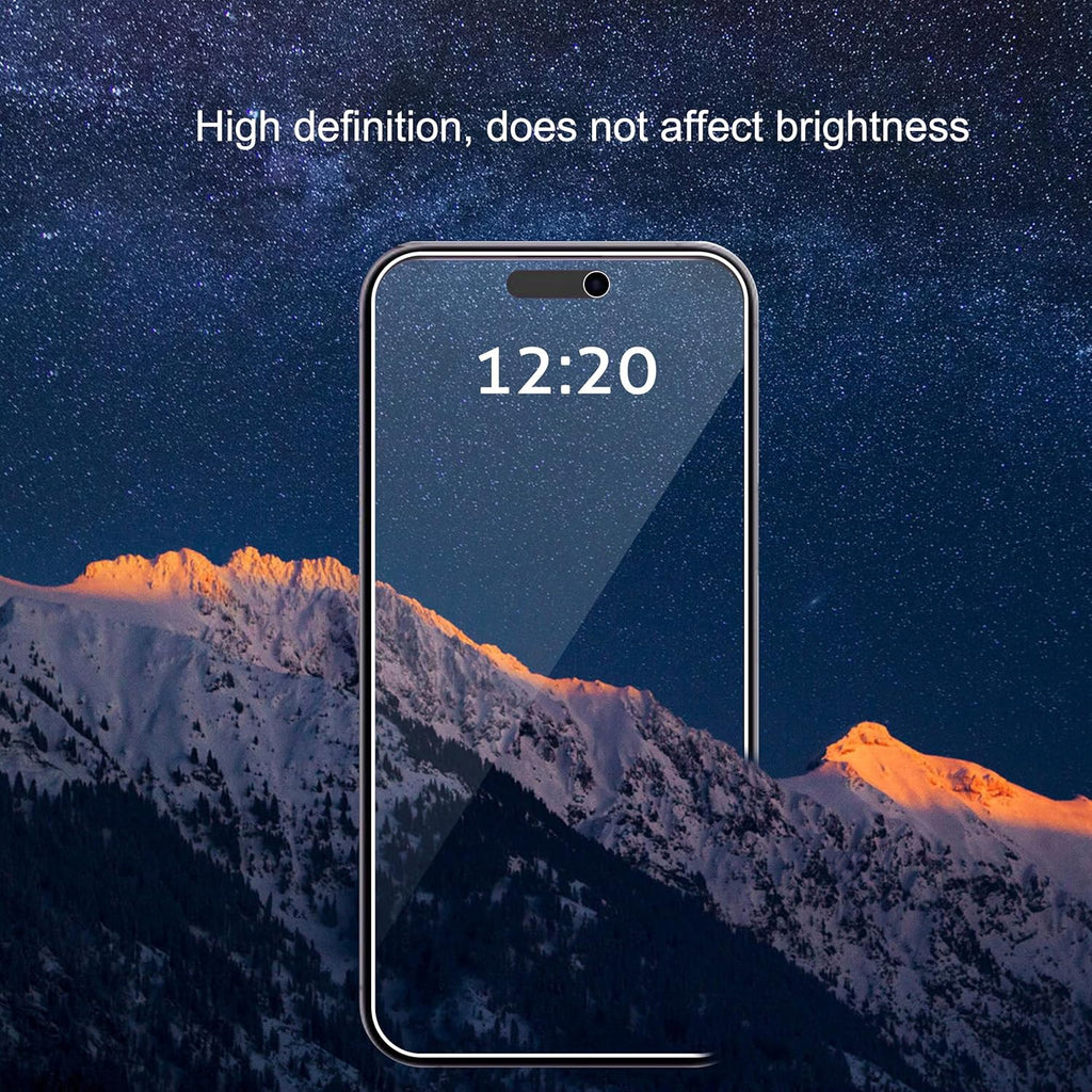 Ailun 3-Pack Privacy Screen Protector for iPhone 16/15/15 Pro - Ultimate Anti-Scratch Tempered Glass for Enhanced Privacy