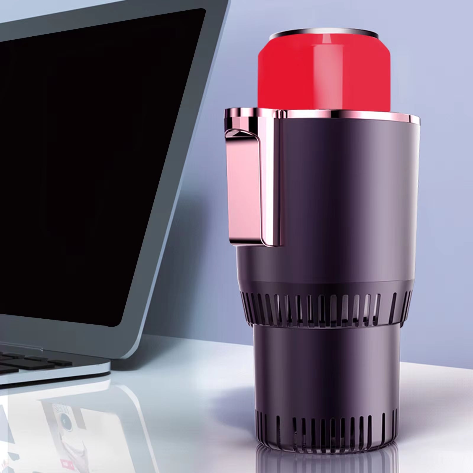 Revolutionary Car Heating and Cooling Mug - Keep Your Beverages Perfectly Warm or Refreshingly Cool on the Go!