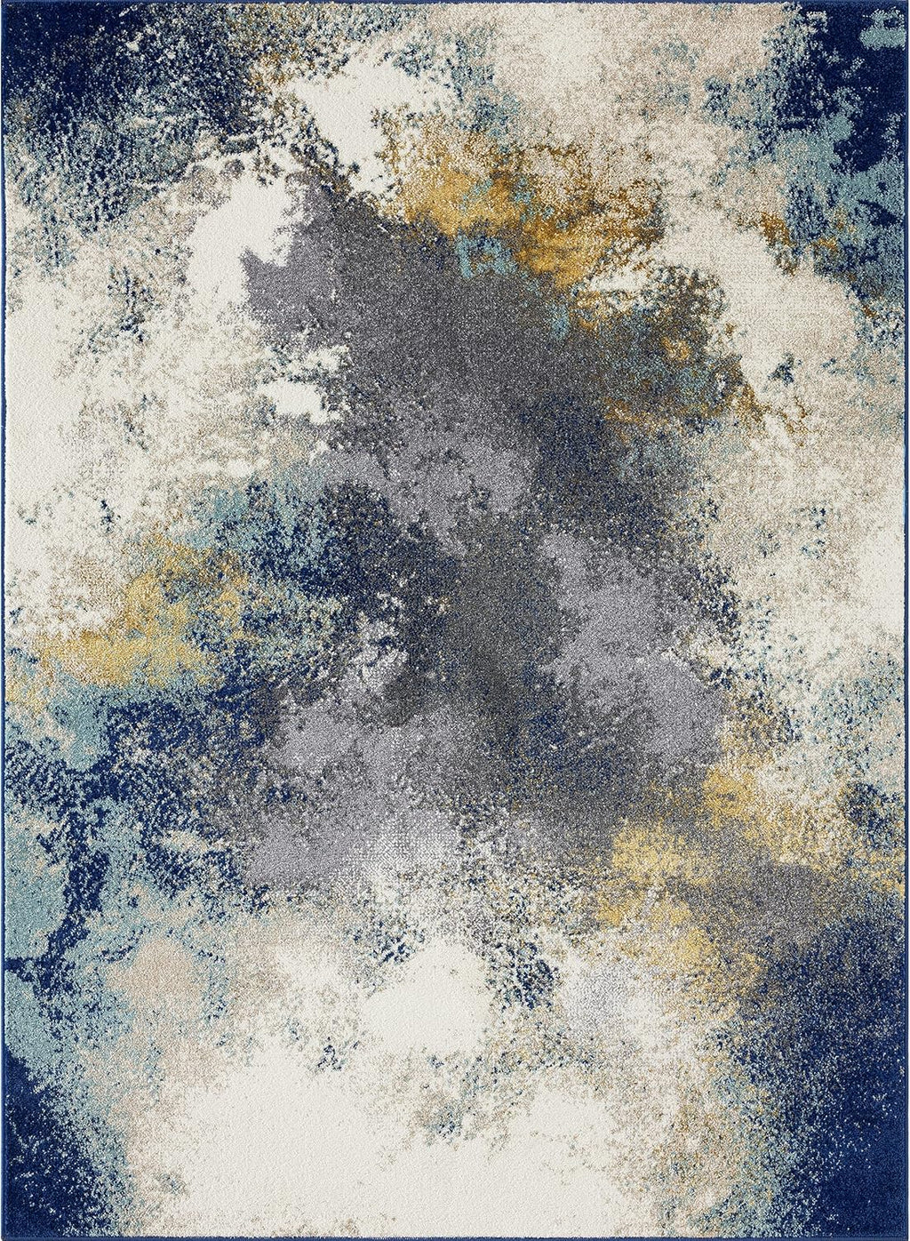LUXE WEAVERS Beverly Collection 8445 Blue 2X3 Modern Area Rug